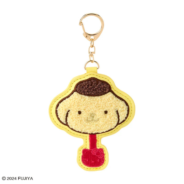 Japan Sanrio - Pompompurin Sanrio Characters Chocolate Sagara Embroidery Keychain