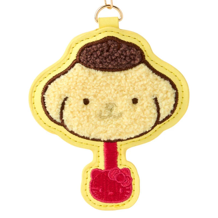 Japan Sanrio - Pompompurin Sanrio Characters Chocolate Sagara Embroidery Keychain