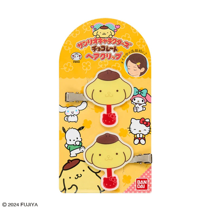 Japan Sanrio - Pompompurin Sanrio Characters Chocolate Hair Clip