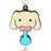 Japan Sanrio - Cinnamoroll Sanrio Characters Chocolate Rubber Key Reel