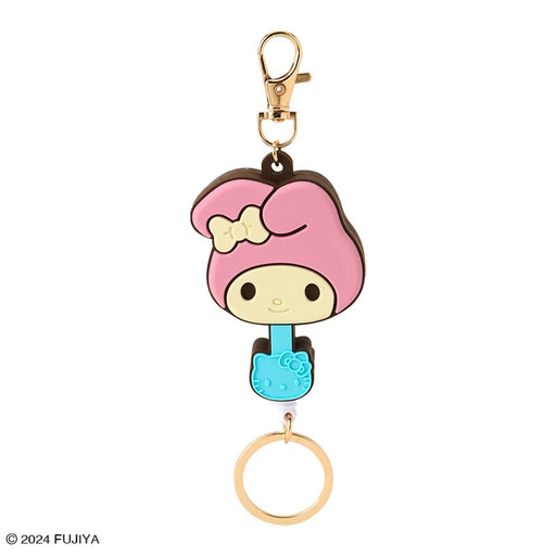 Japan Sanrio - My Melody Sanrio Characters Chocolate Rubber Key Reel