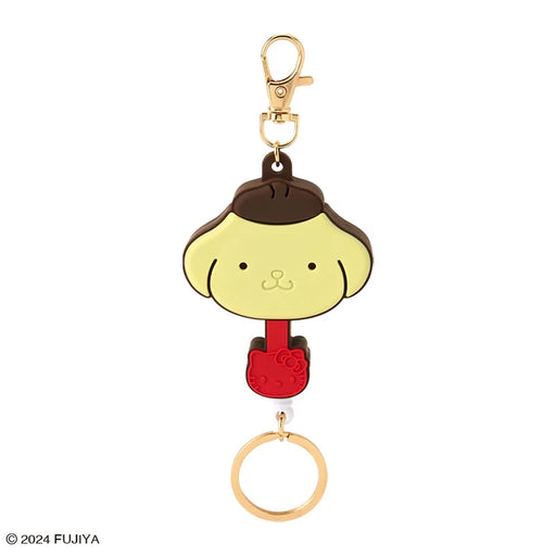 Japan Sanrio - Pompompurin Sanrio Characters Chocolate Rubber Key Reel