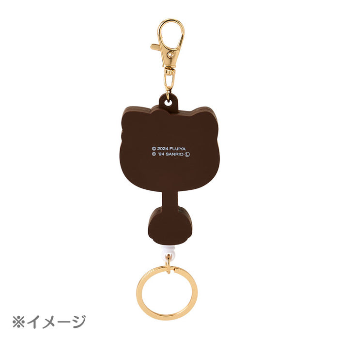 Japan Sanrio - Pompompurin Sanrio Characters Chocolate Rubber Key Reel