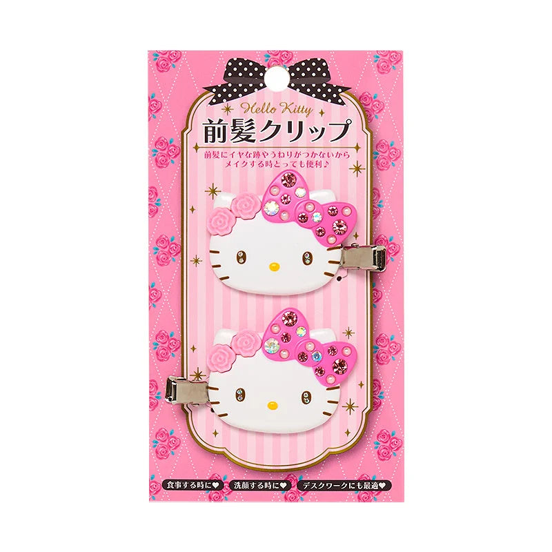 Japan Sanrio - Hello Kitty Bangs Clip Deluxe (Color: Pink