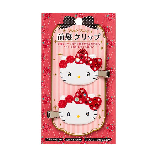 Japan Sanrio - Hello Kitty Bangs Clip Deluxe (Color: Red)