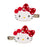 Japan Sanrio - Hello Kitty Bangs Clip Deluxe (Color: Red)