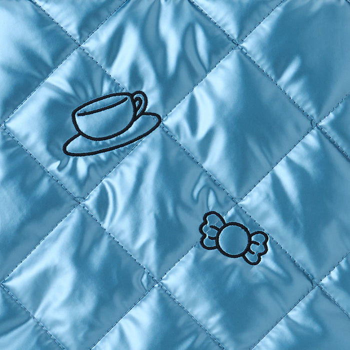 Japan Sanrio - Cinnamoroll Metallic Quilted Cube Bag