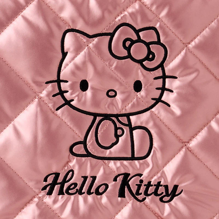 Japan Sanrio - Hello Kitty Metallic Quilted Cube Bag