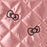 Japan Sanrio - Hello Kitty Metallic Quilted Cube Bag