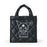 Japan Sanrio - Kuromi Metallic Quilted Cube Bag