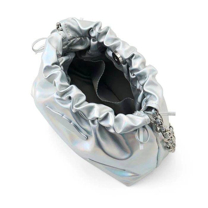 Japan Sanrio - Cinnamoroll Metallic Drawstring Shoulder Bag