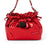 Japan Sanrio - Hello Kitty Metallic Drawstring Shoulder Bag (Color: Red)