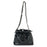 Japan Sanrio - Kuromi Metallic Drawstring Shoulder Bag