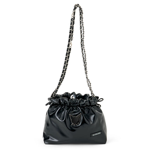 Japan Sanrio - Kuromi Metallic Drawstring Shoulder Bag
