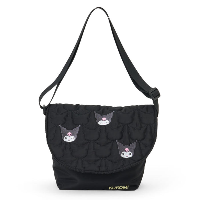 Japan Sanrio - Kuromi Quilted Shoulder Bag