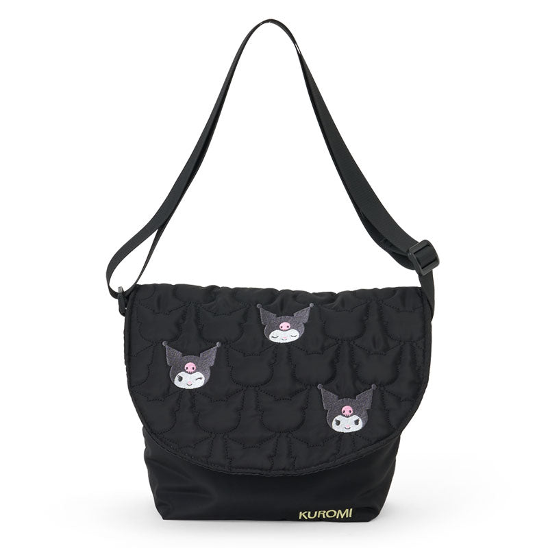 Japan Sanrio - Kuromi Quilted Shoulder Bag