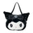 Japan Sanrio - Kuromi Face-shaped tote bag (Midnight MeloClo Special)