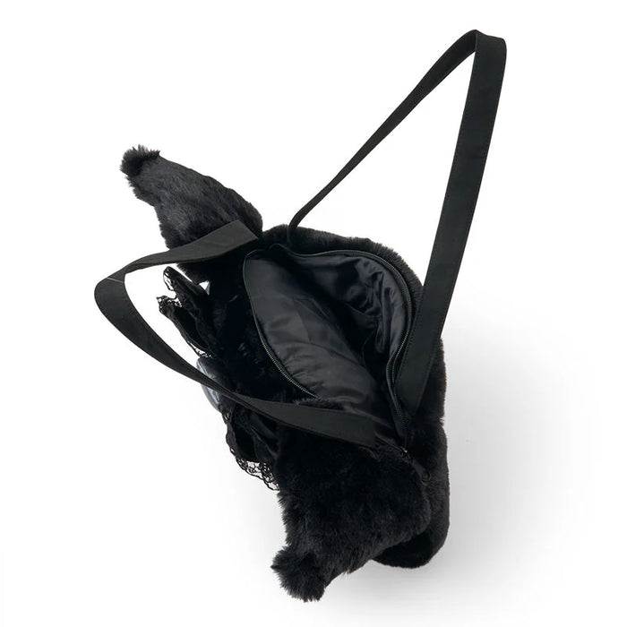 Japan Sanrio - Kuromi Face-shaped tote bag (Midnight MeloClo Special)