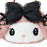 Japan Sanrio - My Melody Face-shaped tote bag (Midnight MeloClo Special)