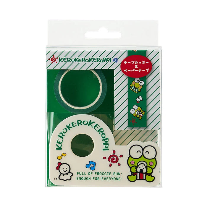 Japan Sanrio - Kero Kero Keroppi Tape Cutter & Paper Tape (Everyday items, Sanrio forever)