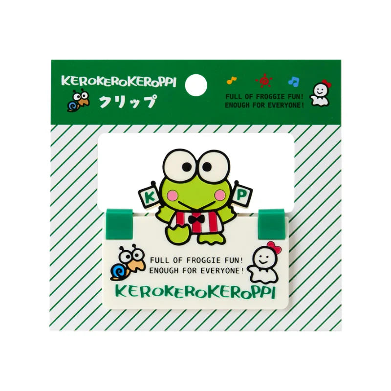 Japan Sanrio - Kero Kero Keroppi Clips (Everyday items, Sanrio forever)