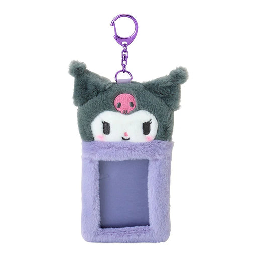 Japan Sanrio - Kuromi Boa Fabric Trading Card Holder (Enjoy Idol)