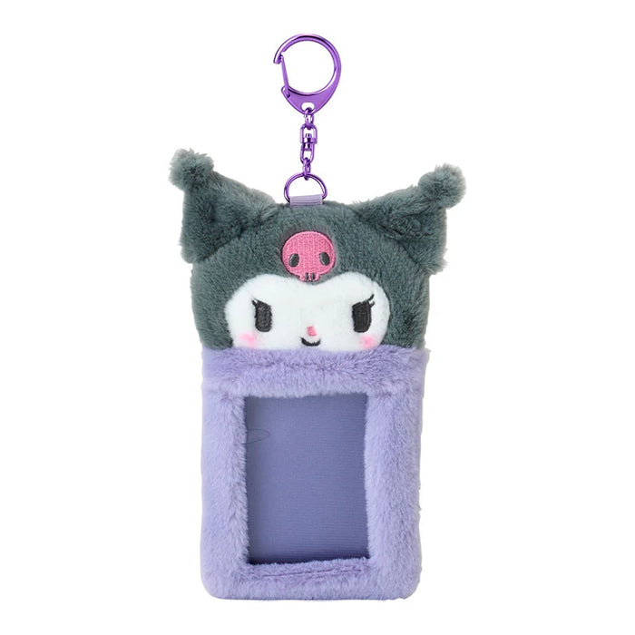 Japan Sanrio - Kuromi Boa Fabric Trading Card Holder (Enjoy Idol)