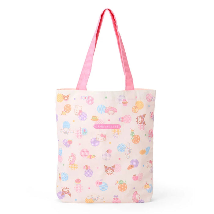 Japan Sanrio - Sanrio Characters Tote bag (Nagoya Pastel)