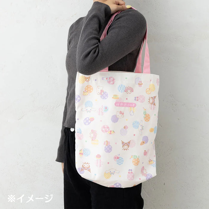 Japan Sanrio - Sanrio Characters Tote bag (Nagoya Pastel)