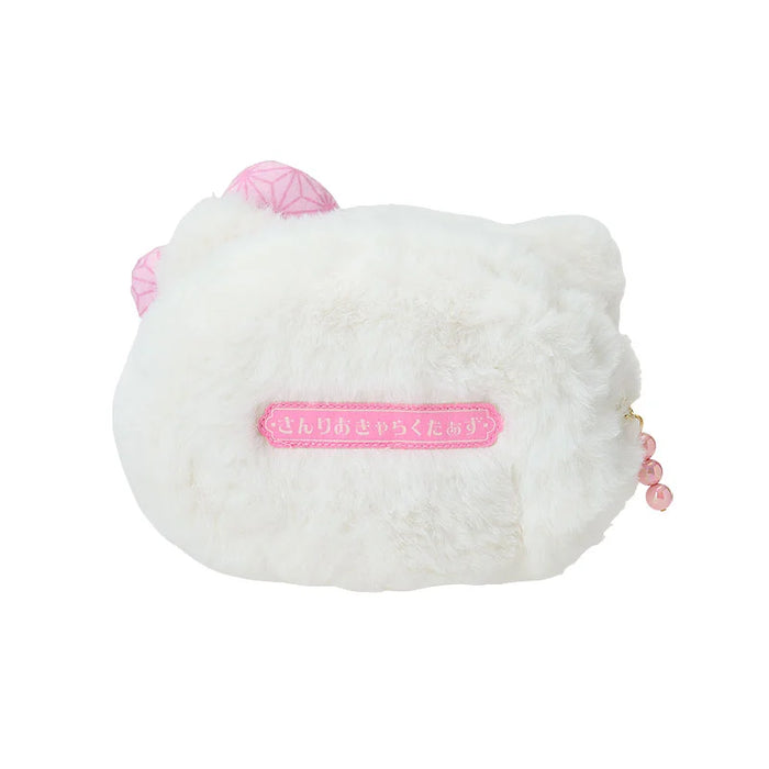 Japan Sanrio - Hello Kitty Face-Shaped Pouch  (Nagoya Pastel)