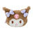 Japan Sanrio -Kuromi Face-Shaped Pouch  (Nagoya Pastel)