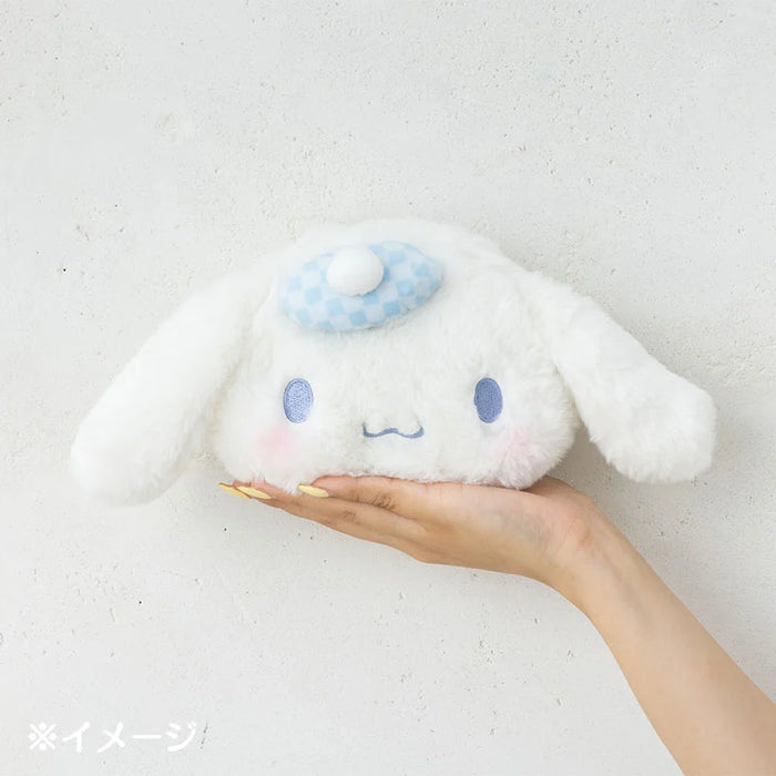 Japan Sanrio -Kuromi Face-Shaped Pouch  (Nagoya Pastel)
