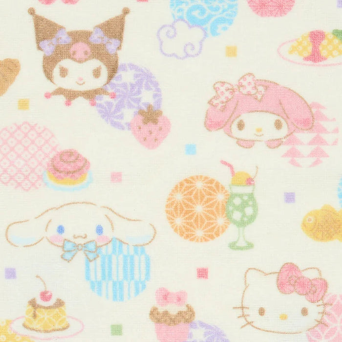 Japan Sanrio - Sanrio Characters Small Towel (Nagoya Pastel)