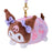Japan Sanrio - Kuromi Plush Strap  (Nagoya Pastel)