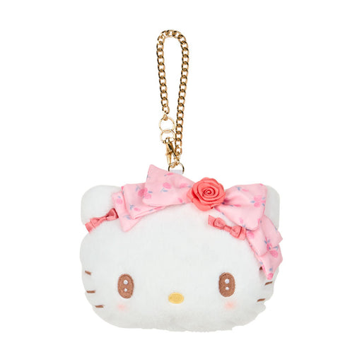 Japan Sanrio - Hello Kitty Face-Shaped Pass Case (Dolly Rose)