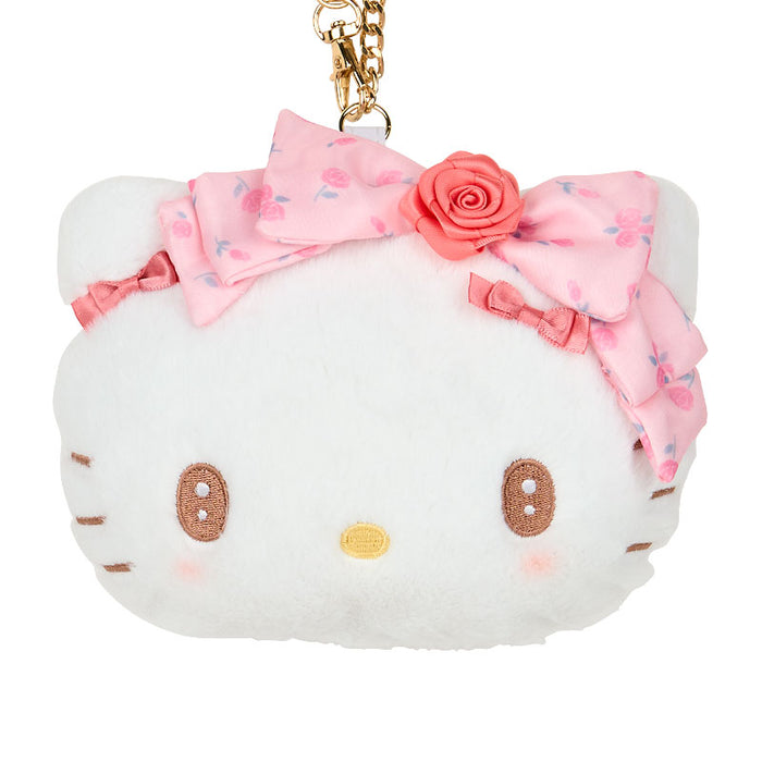 Japan Sanrio - Hello Kitty Face-Shaped Pass Case (Dolly Rose)