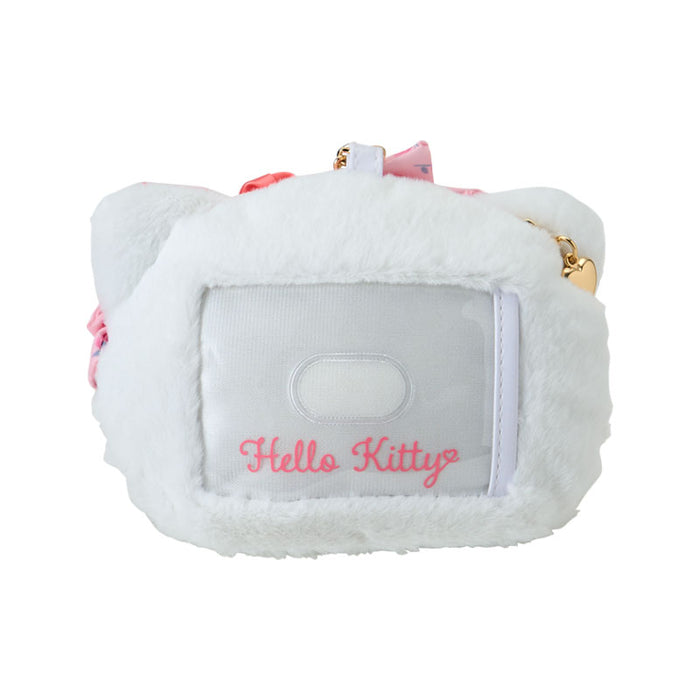 Japan Sanrio - Hello Kitty Face-Shaped Pass Case (Dolly Rose)