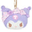 Japan Sanrio - Kuromi Face-Shaped Pass Case (Dolly Rose)