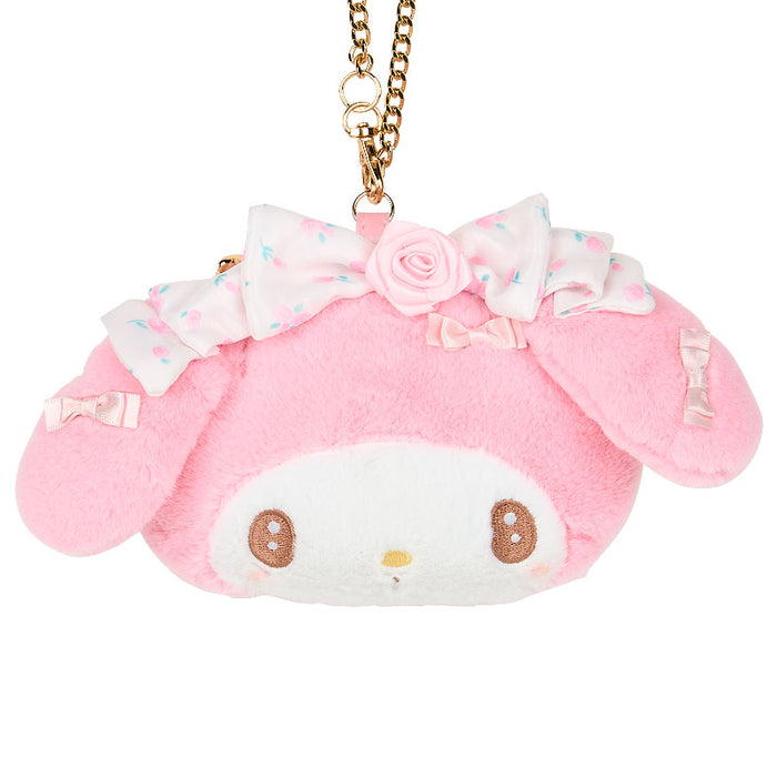 Japan Sanrio - My Melody Face-Shaped Pass Case (Dolly Rose)