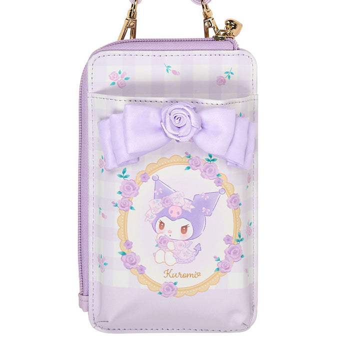 Japan Sanrio - Kuromi Smartphone Shoulder Bag (Dolly Rose)