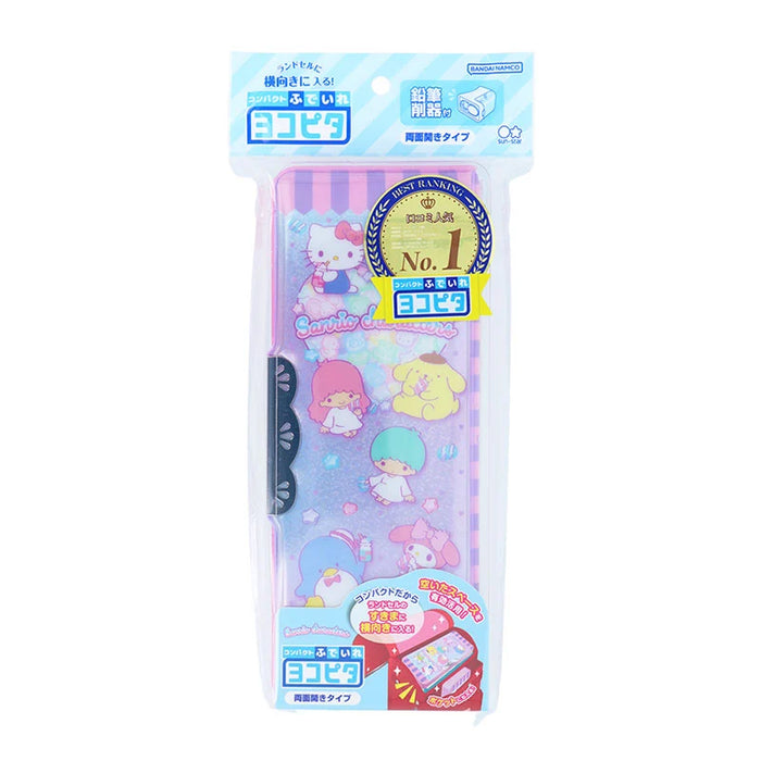 Japan Sanrio - Sanrio Characters Compact Pencil Case Yokopita Hologram