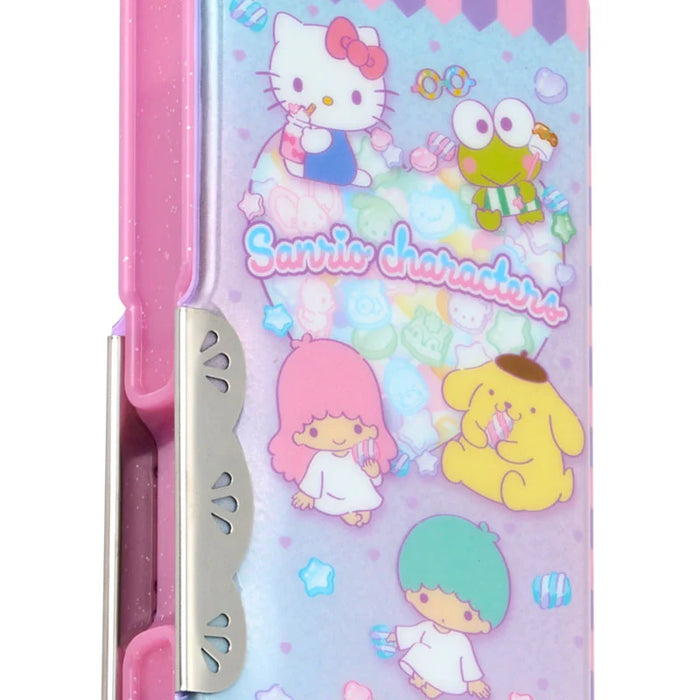 Japan Sanrio - Sanrio Characters Compact Pencil Case Yokopita Hologram