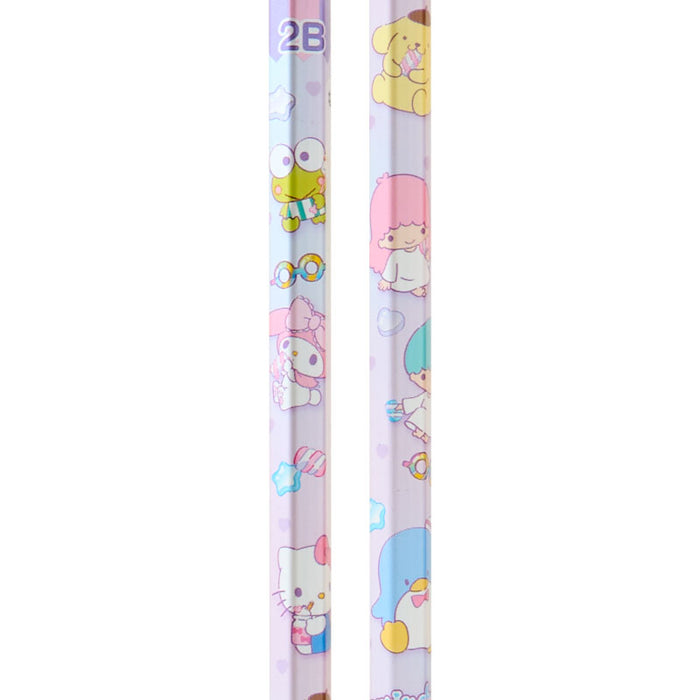 Japan Sanrio - Sanrio Characters 12 pencils, 2B