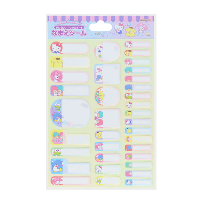 Japan Sanrio - Sanrio Characters Name Stickers