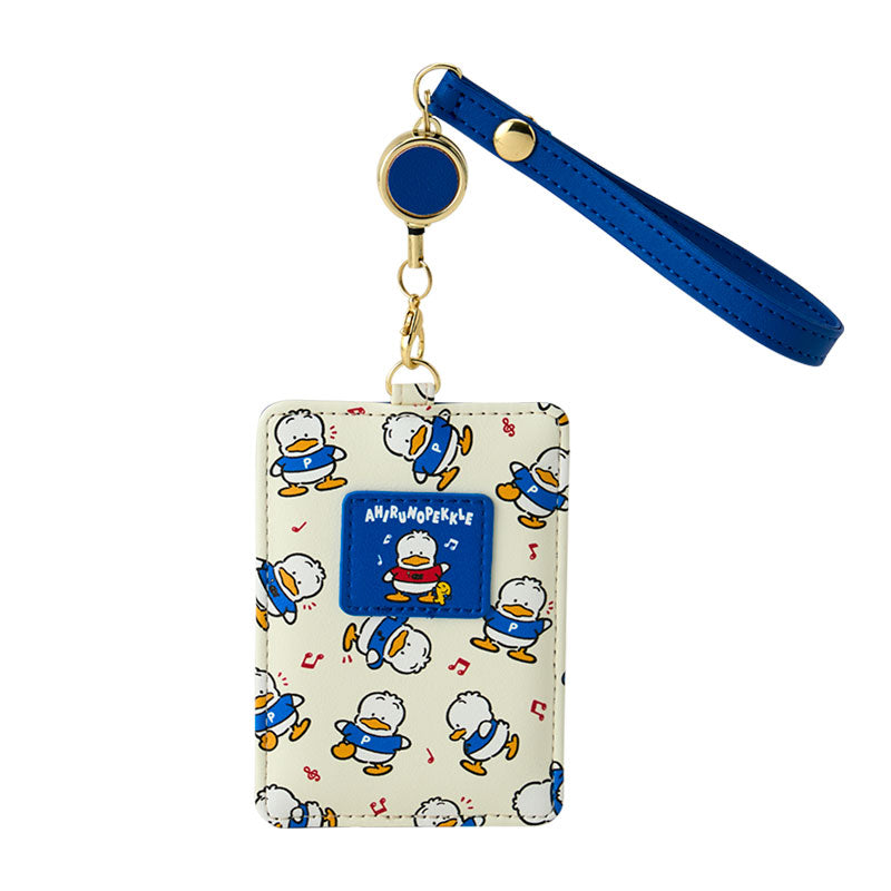 Japan Sanrio - Pekkle Pass Case with Reel