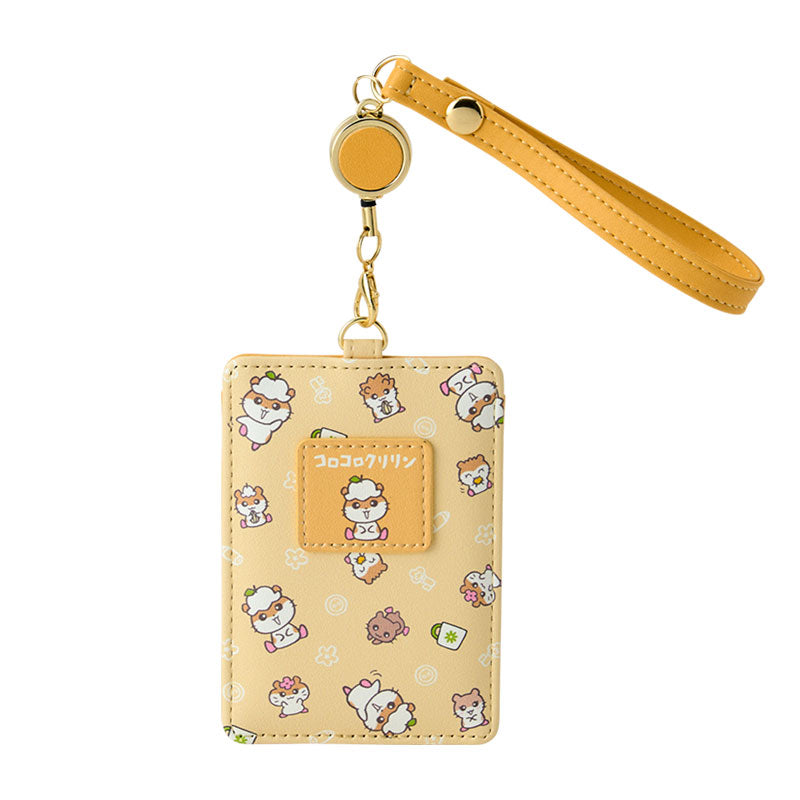 Japan Sanrio - Coro Coro Kuririn Pass Case with Reel