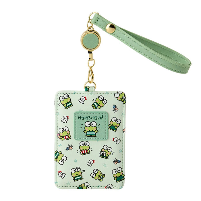 Japan Sanrio - Keroppi Pass Case with Reel