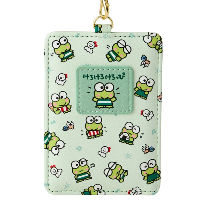 Japan Sanrio - Keroppi Pass Case with Reel