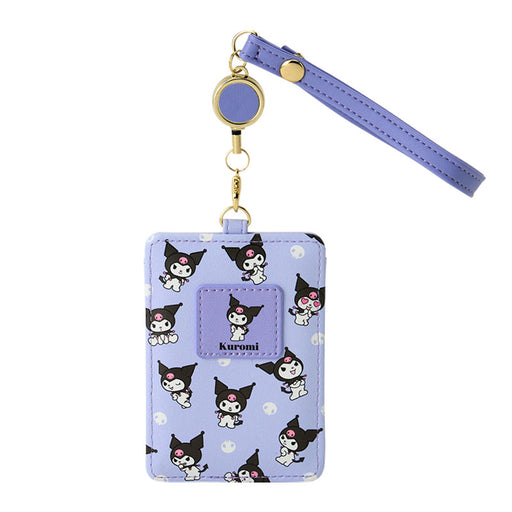 Japan Sanrio - Kuromi Pass Case with Reel