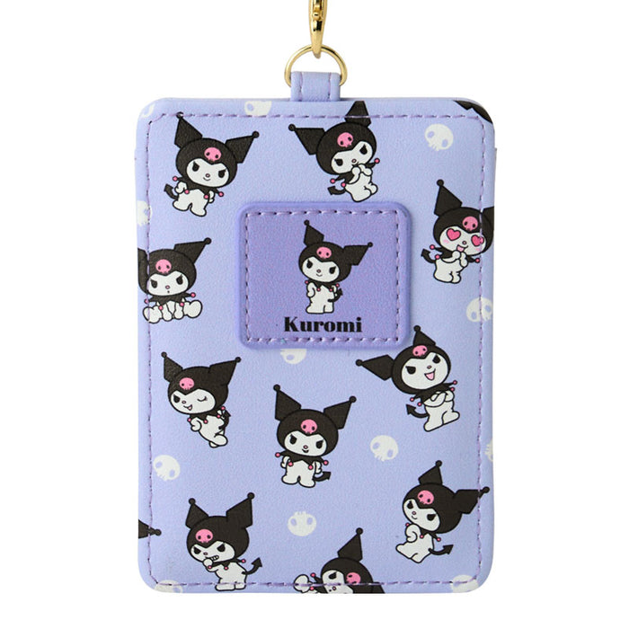 Japan Sanrio - Kuromi Pass Case with Reel